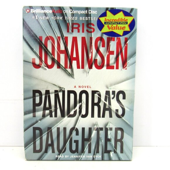 Iris Johansen Brilliance Audio On CD Lot of 2 Deadlock, and Pandora's Daughter - Picture 4 of 6